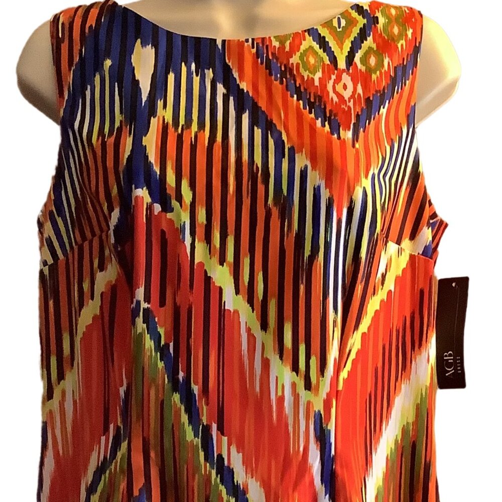 NWT AGB Sleeveless Shift Dress Size: 12